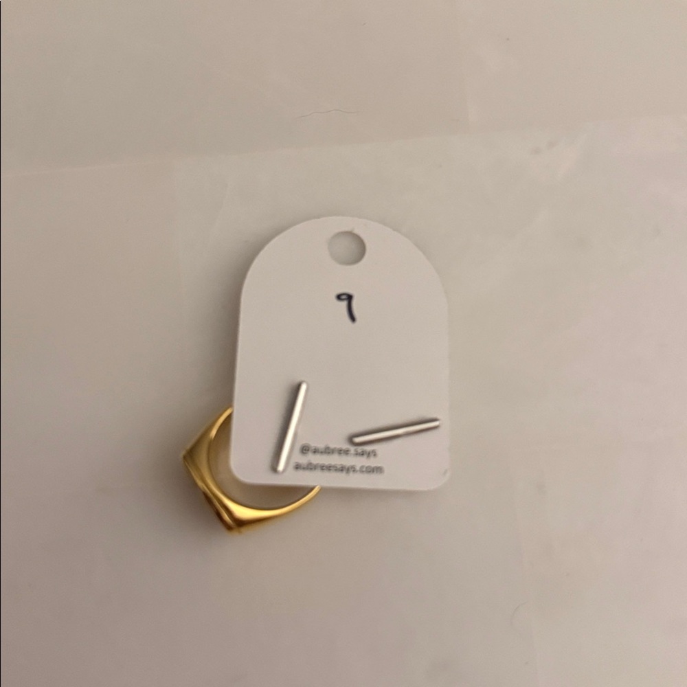 GOLD PEARL RING - Picture 4 of 4
